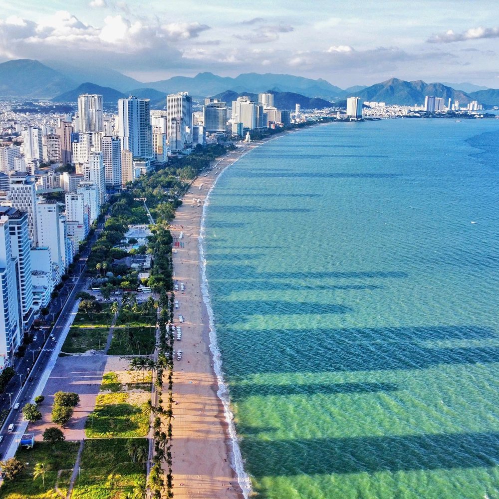 Nha Trang beach and bay